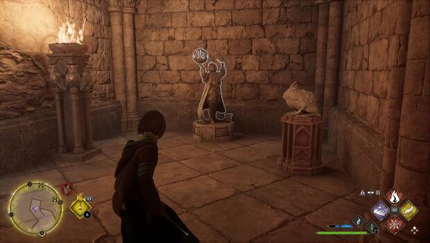 Hogwarts Legacy - Páginas de la Guía de campo en el Ala de astronomía: Estatua de Levioso 2