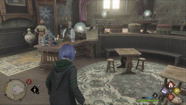 Hogwarts Legacy - Páginas de la Guía de campo de El anexo de la biblioteca: Modelo de quiromancia