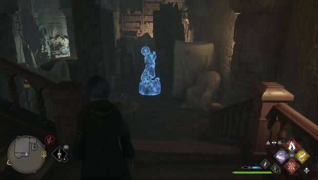 Hogwarts Legacy - Páginas de la Guía de campo de El anexo de la biblioteca: Estatua de Levioso 2