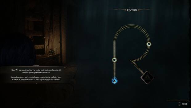 Hogwarts Legacy - El camino a Hogwarts: tutorial del encantamiento Revelio