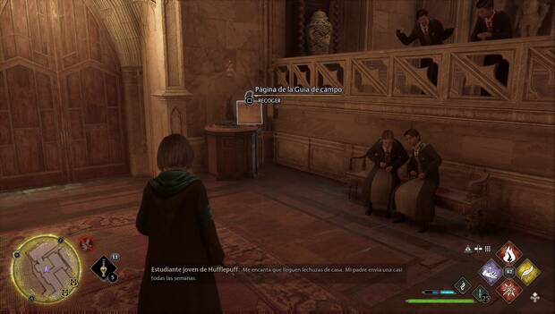 Hogwarts Legacy - Páginas de la Guía de campo en el Ala de entrada del campanario: Gato de madera