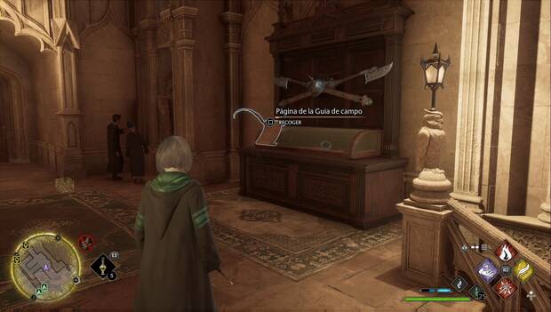 Hogwarts Legacy - Páginas de la Guía de campo en el Ala de entrada del campanario: Artefacto duende