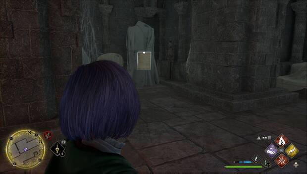 Hogwarts Legacy - Páginas de la Guía de campo en el Ala de entrada del campanario: Página de Incendio 2