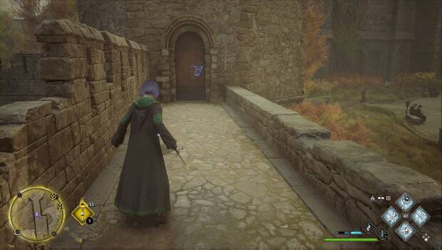 Hogwarts Legacy - Páginas de la Guía de campo en el Ala de entrada del campanario: Murallas del castillo