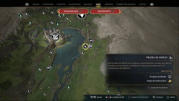 Hogwarts Legacy - Pruebas de Merlín en la Región sur de Hogwarts: Prueba de mariposas 3