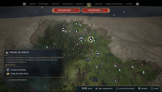 Hogwarts Legacy - Pruebas de Merlín en Pantano del vado norte: prueba de Depulso 1