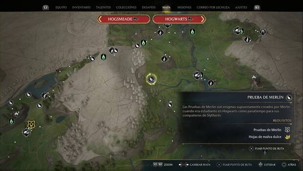 Hogwarts Legacy - Pruebas de Merlín en el Valle de Hogwarts: Prueba de salto 2