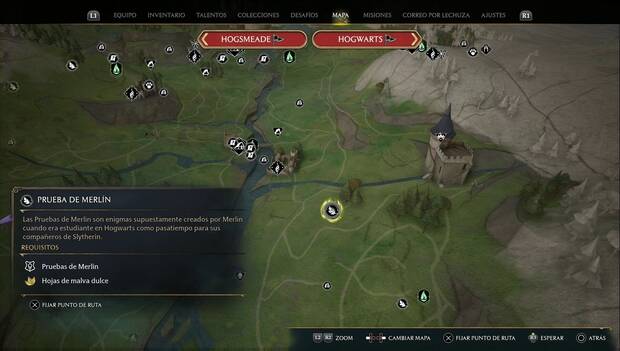Hogwarts Legacy - Pruebas de Merlín en el Valle de Hogwarts: Prueba de salto 3