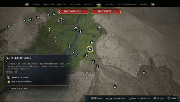 Hogwarts Legacy - Pruebas de Merlín en el Valle de Hogwarts: Prueba de brasero 2