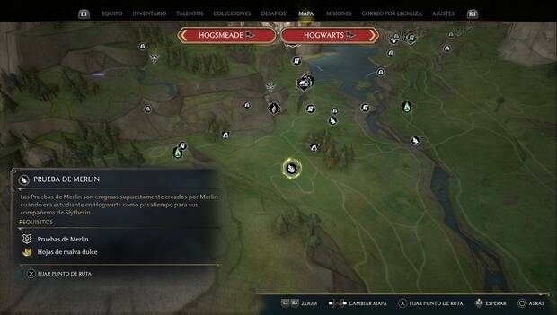 Hogwarts Legacy - Pruebas de Merlín en el Valle de Hogwarts: Prueba de esferas 2