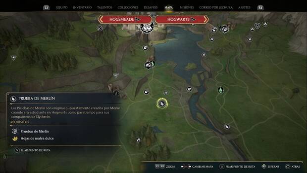 Hogwarts Legacy - Pruebas de Merlín en el Valle de Hogwarts: Prueba de Depulso 1