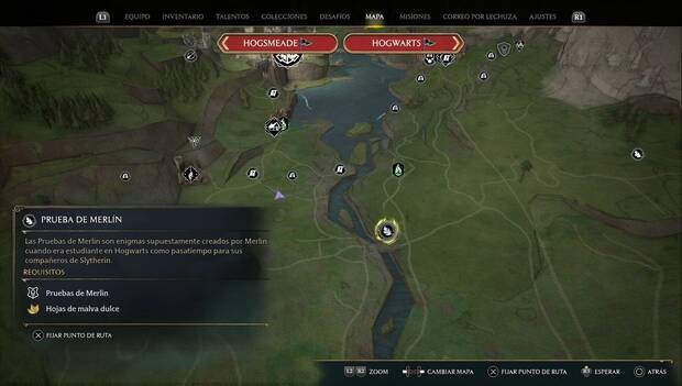 Hogwarts Legacy - Pruebas de Merlín en el Valle de Hogwarts: Prueba de brasero 1