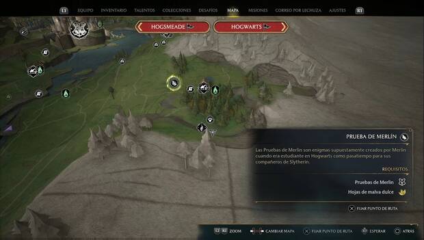 Hogwarts Legacy - Pruebas de Merlín en el Valle de Hogwarts: Prueba de mariposas 1