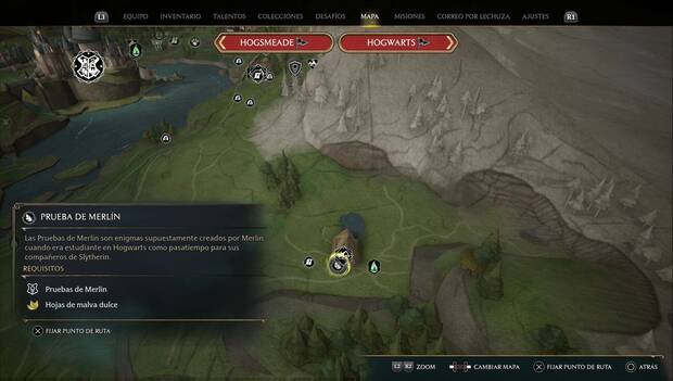 Hogwarts Legacy - Pruebas de Merlín en el Valle de Hogwarts: Prueba de roca grande 1