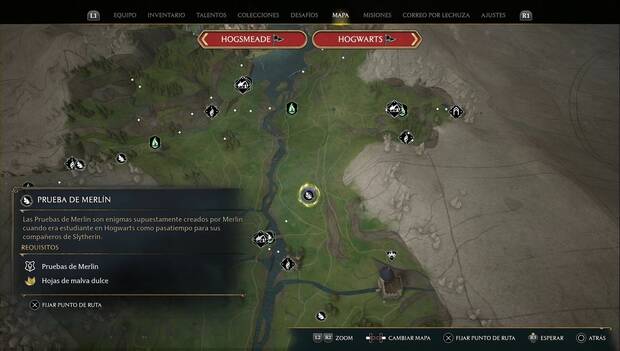 Hogwarts Legacy - Pruebas de Merlín en el Valle de Hogwarts: Prueba de Confringo 1