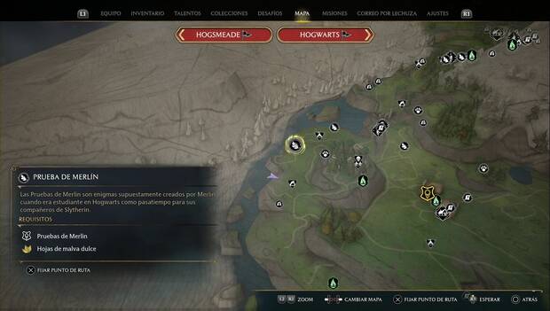 Hogwarts Legacy - Pruebas de Merlín en la Región de Feldcroft: Prueba de brasero 2