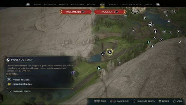 Hogwarts Legacy - Pruebas de Merlín en la Región de Feldcroft: Prueba de Flipendo 1
