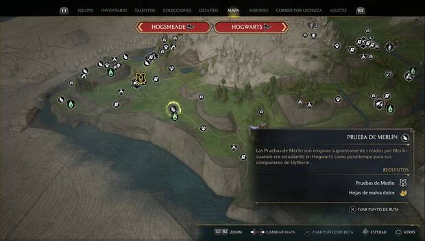 Hogwarts Legacy - Pruebas de Merlín en la Región de Feldcroft: Prueba de Confringo 2