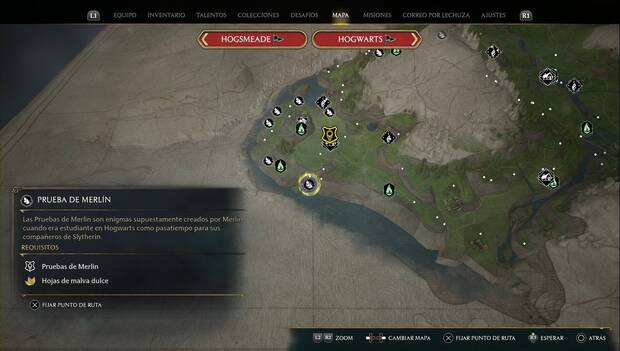 Hogwarts Legacy - Pruebas de Merlín en la Región de Feldcroft: Prueba de roca grande 1