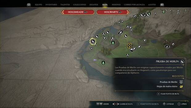 Hogwarts Legacy - Pruebas de Merlín en la Región de Feldcroft: Prueba de salto 1