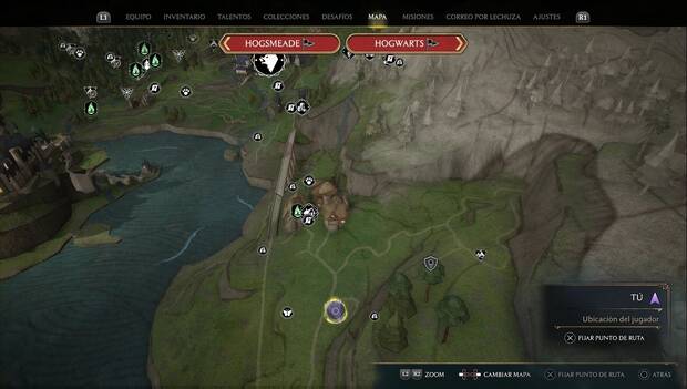 Hogwarts Legacy - Plataforma de aterrizjae 1 en Valle de Hogwarts