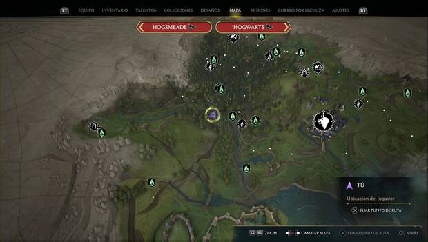 Hogwarts Legacy - Plataforma de aterrizaje 1 en la Región norte de Hogwarts
