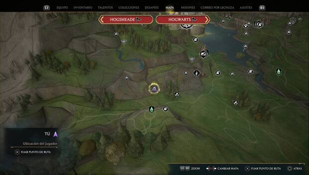 Hogwarts Legacy - Plataforma de aterrizaje 3 en el Valle de Hogwarts