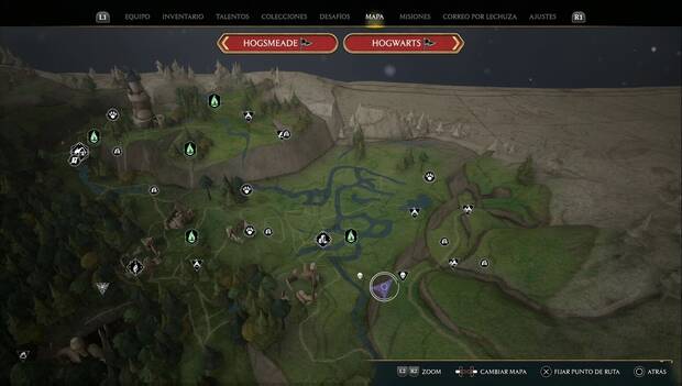 Hogwarts Legacy - Globos: Globos en la zona este del Pantano del vado norte