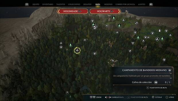 Hogwarts Legacy - Cofres de colección en el Bosque prohibido: Cofre de colección 3