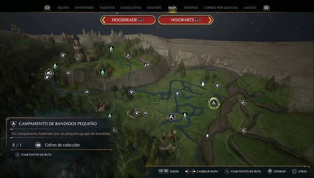 Hogwarts Legacy - Cofres de colección en Pantano del vado norte: cofre 7