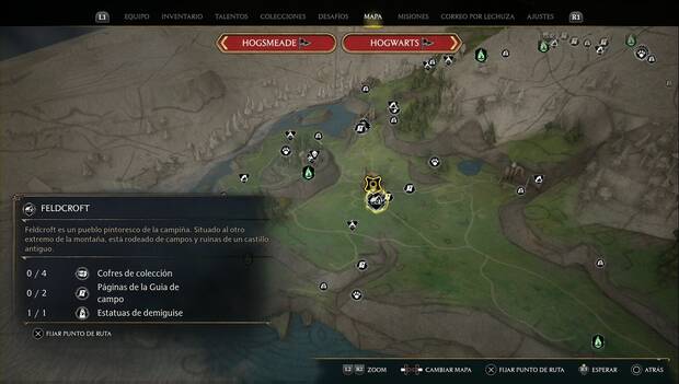 Hogwarts Legacy - Cofres de colección en Región de Feldcroft: cofres de colección 8-11