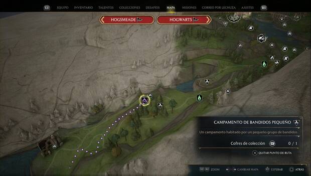 Hogwarts Legacy - Cofres de colección en Región de Feldcroft: cofre de colección 15