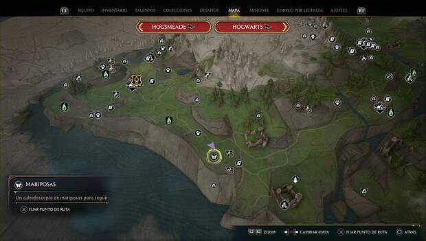 Hogwarts Legacy - Mariposas: Mariposas en la Región de Feldcroft