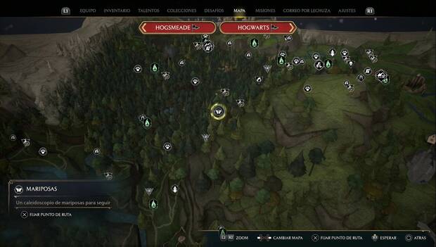 Hogwarts Legacy - Mariposas: Mariposas en el Bosque prohibido