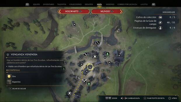 Hogwarts Legacy - Misiones secundarias: Venganza venenosa