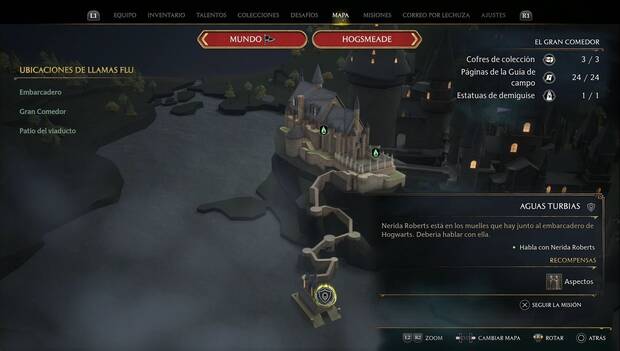 Hogwarts Legacy - Misiones secundarias: Aguas turbias