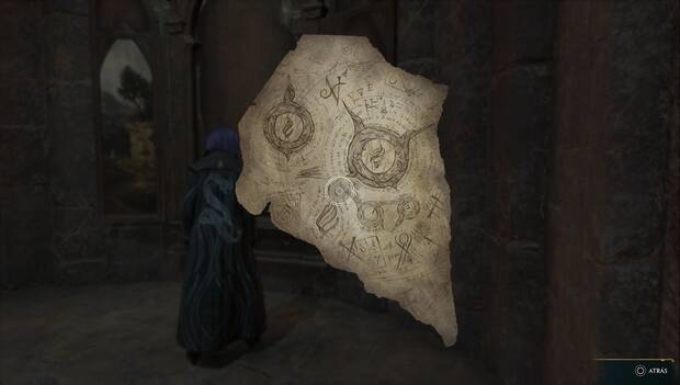 Hogwarts Legacy - Las sombras de la bóveda: diagrama rúnico