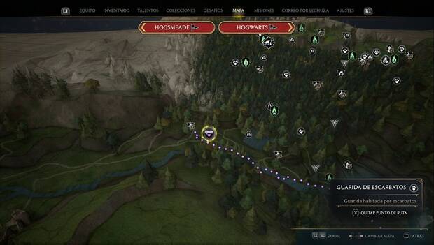 Hogwarts Legacy - Animales mágicos: ubicació de animales