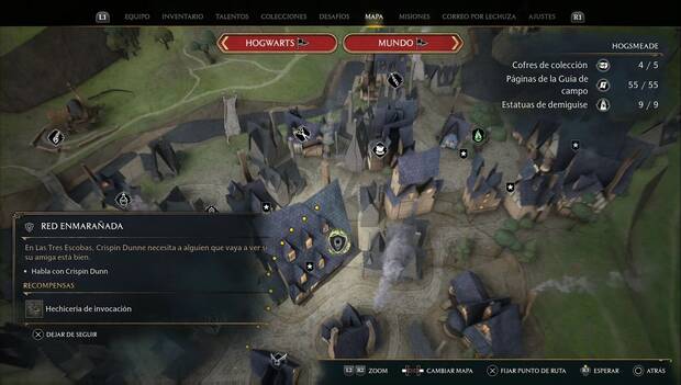 Hogwarts Legacy - Red enmarañada, ubicación