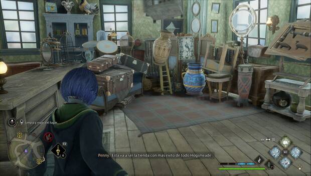 Hogwarts Legacy - Negocio propio: el protagonista usa Reparo