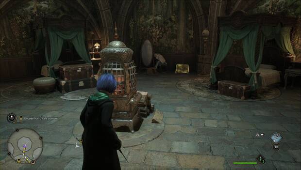 Hogwarts Legacy - Te damos la bienvenida a Hogwarts: cofre en uno de los dormitorios