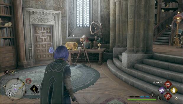 Hogwarts Legacy - Cofres de colección en La Gran escalera, cofre en el despacho del director