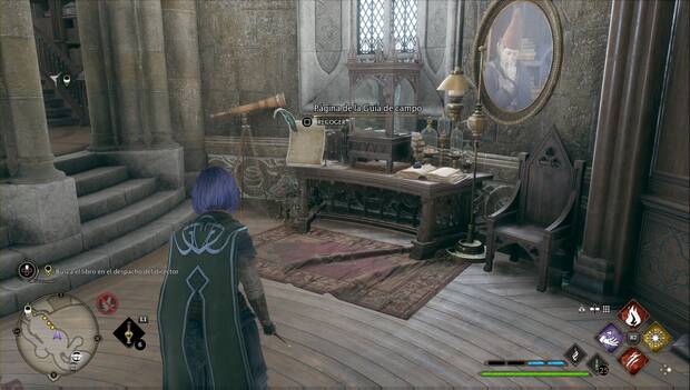 Hogwarts Legacy - Paginas de la Guía de campo de la Gran escalera: El sombrero seleccionador