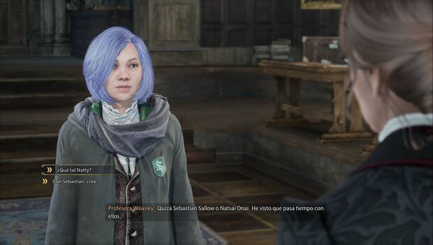 Hogwarts Legacy - Weasley después de clase: el personaje protagonista escoge acompañante para Hogsmeade