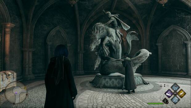 Hogwarts Legacy - Páginas de Revelio en La Gran Escalera: Estatua de Kelpie
