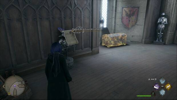 Hogwarts Legacy - Páginas de Revelio en La Gran Escalera: Armadura de elfo doméstico
