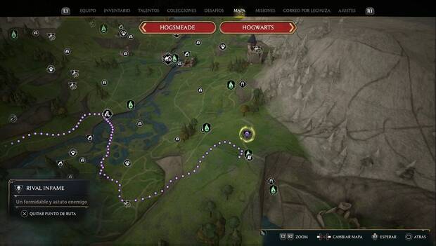 Hogwarts Legacy - Enemigos infames: ubicación de Ogbert el Raro