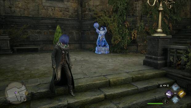 Hogwarts Legacy - Páginas de Revelio en El ala sur: Estatua de Levioso