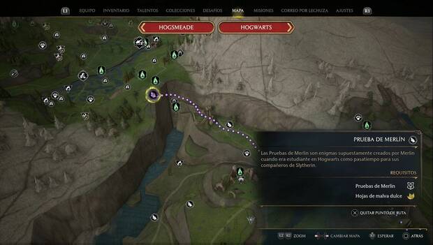 Hogwarts Legacy - Pruebas de Merlín en la Costa de Poidsear: Prueba de Merlín 1
