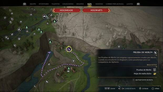 Hogwarts Legacy - Pruebas de Merlín en la Costa de Poidsear: Prueba de Merlín 2